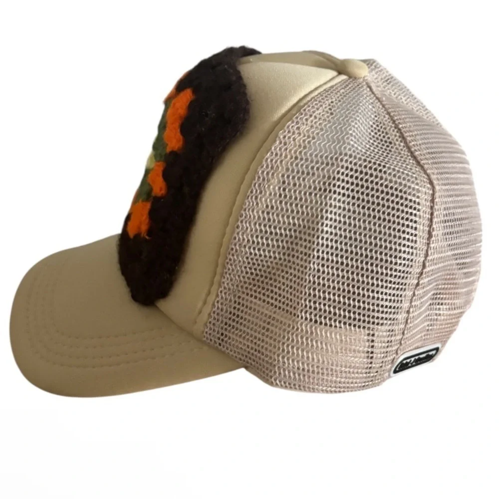 Granny Square Trucker Hat NWT